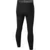imageRoadbox Youth Boys Thermal Compression Pants Fleece Lind Base Layer Sports Leggings Athletic Tights for Cold WeatherRedblackwhite