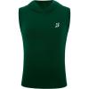imageRoadbox Boys Tank Tops Athletic Hoodie Shirts Sleeveless Quick Dry Sport Workout Active TShirt for Kids YouthForest Green