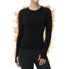 imageRoadbox Women Thermal Shirts Warm Long Sleeve Fleece Lined Underwear Tops Winter Ski Workout Base Layer for Cold WeatherBlack