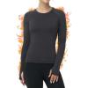imageRoadbox Women Thermal Shirts Warm Long Sleeve Fleece Lined Underwear Tops Winter Ski Workout Base Layer for Cold WeatherDark Gray