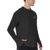 imageRoadbox Mens UPF 50 Fishing Shirt Long Sleeve UV Sun Protection Hoodies Quick Dry Rash Guard for Hiking Outdoor WorkingBlack