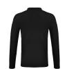 imageRoadbox Youth Boys Compression Thermal Shirt Long Sleeve Mock Neck Fleece Base Layer Kids Undershirt for Baseball FootballBlack