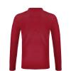 imageRoadbox Youth Boys Compression Thermal Shirt Long Sleeve Mock Neck Fleece Base Layer Kids Undershirt for Baseball FootballRed