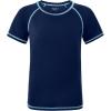imageRoadbox Boys Rash Guard Short Sleeve Swim Shirt UPF 50 UV Water Shirts for Kids Surf Fishing Sun Protection RashguardDark Blue