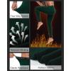 imageRoadbox Mens Thermal Compression Pants Fleece Lined Running Tights Leggings Athletic Ski Base Layer Bottoms Cold WeatherDark Green