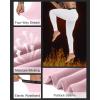 imageRoadbox Mens Thermal Compression Pants Fleece Lined Running Tights Leggings Athletic Ski Base Layer Bottoms Cold WeatherLight Pink