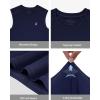 imageRoadbox Boys Youth Sleeveless Compression Shirt Quick Dry Kids Football Undershirt Athletic Soft Tank Tops Sport BasketballBlackbleachnavy