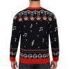imageRoadbox Ugly Christmas Sweater Men 2025 Unisex Funny Christmas Sweatshirt Warm Winter Holiday Pullover for Women CouplesRock Reindeer