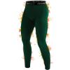 imageRoadbox Mens Thermal Compression Pants Fleece Lined Running Tights Long Johns Athletic Skiing Base Layer Leggings Dark Green