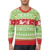 imageRoadbox Ugly Christmas Sweater Men 2025 Unisex Funny Christmas Sweatshirt Warm Winter Holiday Pullover for Women CouplesMerry Christmas