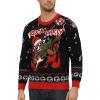 imageRoadbox Ugly Christmas Sweater Men 2025 Unisex Funny Christmas Sweatshirt Warm Winter Holiday Pullover for Women CouplesRock Reindeer