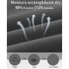 imageRoadbox Mens Compression Shirts 12 One Arm Short Sleeve Athletic Workout Base Layer TShirt Basketball UndershirtsRight Long Dark Graywhitelight Gray