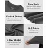 imageRoadbox Mens Compression Shirts 12 One Arm Short Sleeve Athletic Workout Base Layer TShirt Basketball UndershirtsRight Long Dark Graywhitelight Gray