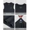 imageRoadbox Boys Sleeveless Compression Shirts Youth QuickDry Football Undershirt Athletic Tank Tops for Basketball SportsGray
