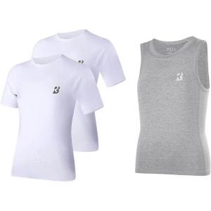 imageBoys Compression Set Compression Shirt and Athletic Tank Top for Football Basketball Size L