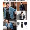 imageRoadbox Thermal Underwear for Men Fleece Lined Long Johns Base Layer Ski Thermals Top and Bottom SetBlue