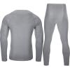 imageRoadbox Thermal Underwear for Men Fleece Lined Long Johns Base Layer Ski Thermals Top and Bottom SetSoft Gray