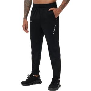 imageRoadbox Mens Mountain Bike Pants Winter Thermal Fleece Lined Waterproof Windproof Cycling Pants for Cold Weather MTBBlack