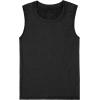 imageRoadbox Boys Compression Sleeveless Shirts Kids Athletic Tank Tops Youth Quick Dry Undershirts for Football Basketball Black