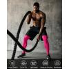 imageRoadbox Mens Compression Pants Running Tights Performance Sports Workout Leggings Athletic Base Layer for Gym BasketballHot Pink