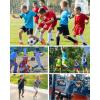 imageRoadbox Boys Youth Compression Shirts  Long Sleeve Athletic Undershirt Kids Quick Dry Base Layers for Baseball Soccer1 Packgrey Blue
