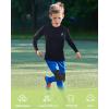imageRoadbox Boys Youth Compression Shirts  Long Sleeve Athletic Undershirt Kids Quick Dry Base Layers for Baseball Soccer1 Packgrey Blue