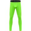 imageRoadbox Boys Compression Pants Youth Quick Dry Spandex Tights Leggings for Running Football BasketballFluorescent Green