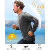 imageSizeM 2 Pack UPF 50 UV Sun Protection Shirts Outdoor Long Sleeve SPF Diving Rash Guard for Fishing Hiking Swimming