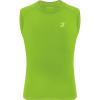 imageRoadbox Boys Youth Sleeveless Compression Shirt Quick Dry Kids Football Undershirt Athletic Soft Tank Tops Sport BasketballLime Green