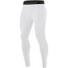 imageRoadbox Mens Compression Pants Running Tights Performance Sports Workout Leggings Athletic Base Layer for Gym BasketballWhite