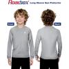 image:imageRoadbox Boys UPF 50 Rash Guard Swim Shirt 2 Pack Sun Protection Long Sleeve Shirts Athletic UV Beach Rashguard for Kids1 Pack Gray