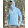 image:imageRoadbox Mens UPF 50 Sun Protection Hoodie Shirt  Outdoor Long Sleeve Athletic Rash Guard Shirts