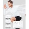 image:imageRoadbox Mens Compression Shirt Mock Turtleneck Long Sleeve Undershirt Quick Dry Athletic Base Layer for Sports and WorkoutWhite