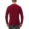 image:imageRoadbox Mens UPF 50 UV Sun Protection Shirts Outdoor Long Sleeve SPF Rash Guard for Fishing Hiking Swimming Running1 Pack  Beet Red