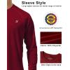image:imageRoadbox Mens UPF 50 UV Sun Protection Shirts Outdoor Long Sleeve SPF Rash Guard for Fishing Hiking Swimming Running1 Pack  Beet Red