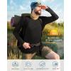 image:imageRoadbox Mens UPF 50 UV Sun Protection Shirts Outdoor Long Sleeve SPF Rash Guard for Fishing Hiking Swimming Running1 Pack  Black
