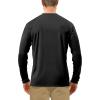 image:imageRoadbox Mens UPF 50 UV Sun Protection Shirts Outdoor Long Sleeve SPF Rash Guard for Fishing Hiking Swimming Running1 Pack  Black
