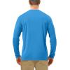 image:imageRoadbox Mens UPF 50 UV Sun Protection Shirts Outdoor Long Sleeve SPF Rash Guard for Fishing Hiking Swimming Running1 Pack  Campanula Blue
