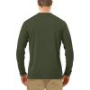 image:imageRoadbox Mens UPF 50 UV Sun Protection Shirts Outdoor Long Sleeve SPF Rash Guard for Fishing Hiking Swimming Running1 Pack  Dark Green