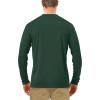 image:imageRoadbox Mens UPF 50 UV Sun Protection Shirts Outdoor Long Sleeve SPF Rash Guard for Fishing Hiking Swimming Running1 Pack  Emerald Green