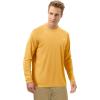 image:imageRoadbox Mens UPF 50 UV Sun Protection Shirts Outdoor Long Sleeve SPF Rash Guard for Fishing Hiking Swimming Running1 Pack  Golden Yellow