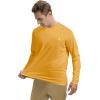image:imageRoadbox Mens UPF 50 UV Sun Protection Shirts Outdoor Long Sleeve SPF Rash Guard for Fishing Hiking Swimming Running1 Pack  Golden Yellow