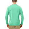 image:imageRoadbox Mens UPF 50 UV Sun Protection Shirts Outdoor Long Sleeve SPF Rash Guard for Fishing Hiking Swimming Running1 Pack  Green