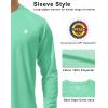 image:imageRoadbox Mens UPF 50 UV Sun Protection Shirts Outdoor Long Sleeve SPF Rash Guard for Fishing Hiking Swimming Running1 Pack  Green
