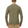 image:imageRoadbox Mens UPF 50 UV Sun Protection Shirts Outdoor Long Sleeve SPF Rash Guard for Fishing Hiking Swimming Running1 Pack  Khaki