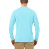 image:imageRoadbox Mens UPF 50 UV Sun Protection Shirts Outdoor Long Sleeve SPF Rash Guard for Fishing Hiking Swimming Running1 Pack  Light Green