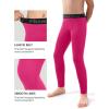 image:imageRoadbox 2 Pack Boys Compression Pants Leggings Base Layer Underwear Youth Quick Dry Spandex Tights Running FootballBlackrose Red