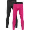 image:imageRoadbox 2 Pack Boys Compression Pants Leggings Base Layer Underwear Youth Quick Dry Spandex Tights Running FootballBlackrose Red