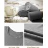 image:imageRoadbox Thermal Underwear Sets for Women Long Johns Fleece Lined Top amp Bottom Warm Skiing Base Layer Cold Weather WinterLight Gray