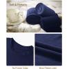 image:imageRoadbox Thermal Underwear Sets for Women Long Johns Fleece Lined Top amp Bottom Warm Skiing Base Layer Cold Weather WinterNavy Blue